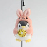 Penguin Ebi Fried Shrimp Prawn Plush Keychain 10cm