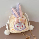 Disney StellaLou Drawstring Bag LinaBell Gelatoni Plush Cosmetic Bag