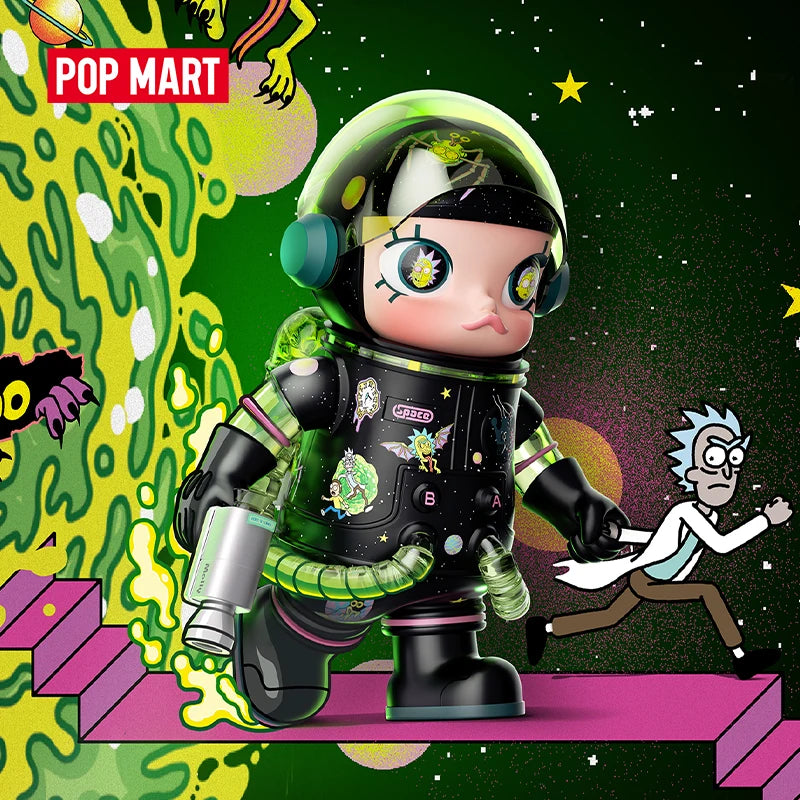 MEGA 400% SPACE MOLLY Rick and Morty 新品 Genuine Pop Mart Mega Space Molly 400% Rick and Morty Limited