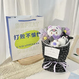 Sanrio Cinnamoroll Pochacco Kuromi Pompompurin Plush Flower Bouquet
