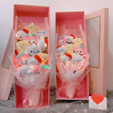 Sanrio Hello Kitty Plush Bouquet Cute Flower Gift Box - LoveJojo