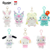 Sanrio Hangyodon Cinnamoroll Kuromi Hello Kitty Marumofubiyori Cogimyun Pendant Plush Toy