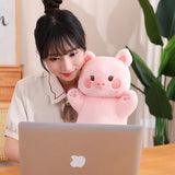 Bunny Taiyaki Plush Toys Cute Strawberry Pig Rabbits - LoveJojo