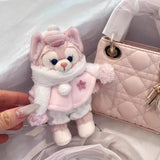 Disney Pink Winter Linabell Plush Keychain