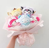 Sanrio Plush Bouquet My Melody Kuromi Cinnamoroll Hello Kitty - LoveJojo