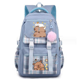 Capybara Backpack Laptop Large Capacity School Rucksack