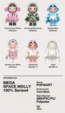 GENUINE POP MART MEGA SPACE MOLLY 100% Series 4 Blind Box