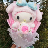 Sanrio Kuromi My Melody Hello Kitty Cinnamoroll Plush Bouquet - LoveJojo