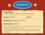 GENUINE POP MART Twinkle Twinkle Create Your Taste Series Figures A Mystery Blind Box
