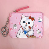 Mofusand x Sanrio Card Holder Coin Purse Keyring