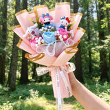 Sanrio Hello Kitty Kuromi Cinnamoroll My Melody Artificial Plush Flower Bouquet