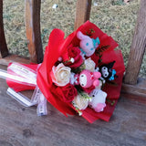 Sanrio My Melody Hello Kitty Plush Flower Bouquet