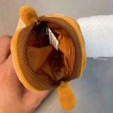 Toast Bread Plush Coin Purse Bag Keychain