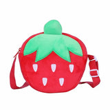 Red Strawberry Crossbody Bag Gold Chain