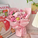 Sanrio Hello Kitty Plush Bouquet Cute Flower Gift Box - LoveJojo