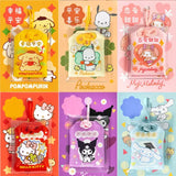 Omamori Keychain Embroidery Japanese Style Lucky Charm Bag Pendant