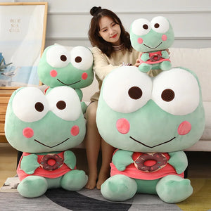 Sanrio Kero Kero Keroppi Frog Doughnut Plush Toy - LoveJojo