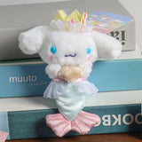 Sanrio Mermaid Cute Kuromi Hello Kitty Pochacco Plush Keyring