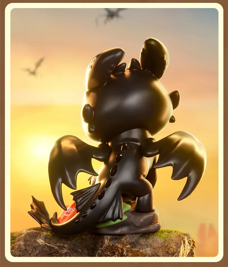 Genuine Pop Mart The Monsters Labubu - How to Train Your Dragon