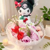 Sanrio My Melody Kuromi Cinnamoroll Hello Kitty Plush Flowers Handmade Bouquet