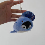 Penguin Ebi Fried Shrimp Prawn Plush Keychain 8cm