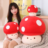 Mushroom Plush Toy Shiitake Mushroom Super Mario Level Up