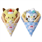 Bandai Pokemon Pikachu Piplup Crepe Plush