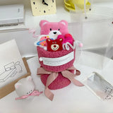Sanrio Cinnamoroll Pochacco Kuromi Pompompurin Plush Flower Bouquet