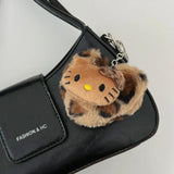 Sanrio Hello Kitty Leopard Print Keychain Pendant