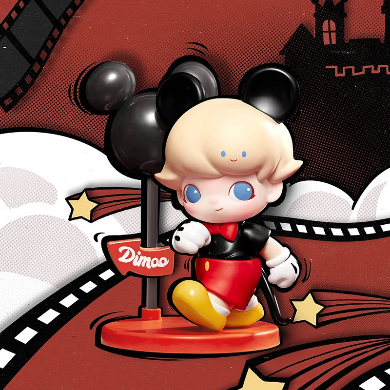 Genuine Pop Mart Dimoo World × Disney Series Figures Blind Box