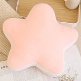 Pastel Rainbow Cloud Plush Moon Multicoloured Stripey Candy Star Moon Plush