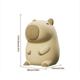 Capybara Silicone Night Light USB Rechargeable Timing Dimming Sleep Night Lamp