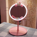 Pink Hello Kitty Mirror Make Up Desk Mirror