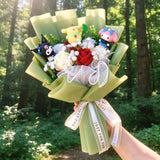 Sanrio Hello Kitty Kuromi Cinnamoroll My Melody Artificial Plush Flower Bouquet
