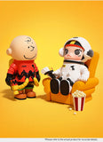 GENUINE POP MART MEGA SPACE MOLLY 100% Charlie Brown & Snoopy