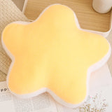 Pastel Rainbow Cloud Plush Moon Multicoloured Stripey Candy Star Moon Plush