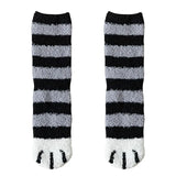 Fluffy Fuzzy Animal Cat Paw Print Socks Warm for Winter and Cold Weather