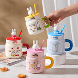 Miffy Ceramic Cup With Straw 540ml