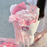 Sanrio Handmade Flower Plush Bouquet Hello Kitty