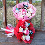 Sanrio My Melody Hello Kitty Plush Flower Bouquet