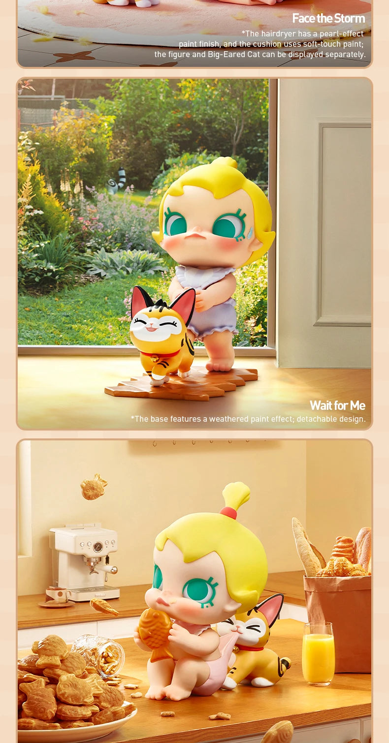 Genuine Pop Mart Baby Molly & Baby Tabby Series Blind Box Figures