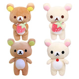 San-X Rilakkuma Bear Strawberry Plush Toy