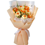 Flower Crochet Handmade Knitted Bouquet
