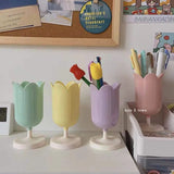 Tulip Pen Pot Holder Stationery Container