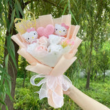 Sanrio Hello Kitty Kuromi Cinnamoroll My Melody Plush Bouquet