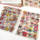 10 Sheets Rilakkuma Decal Stickers