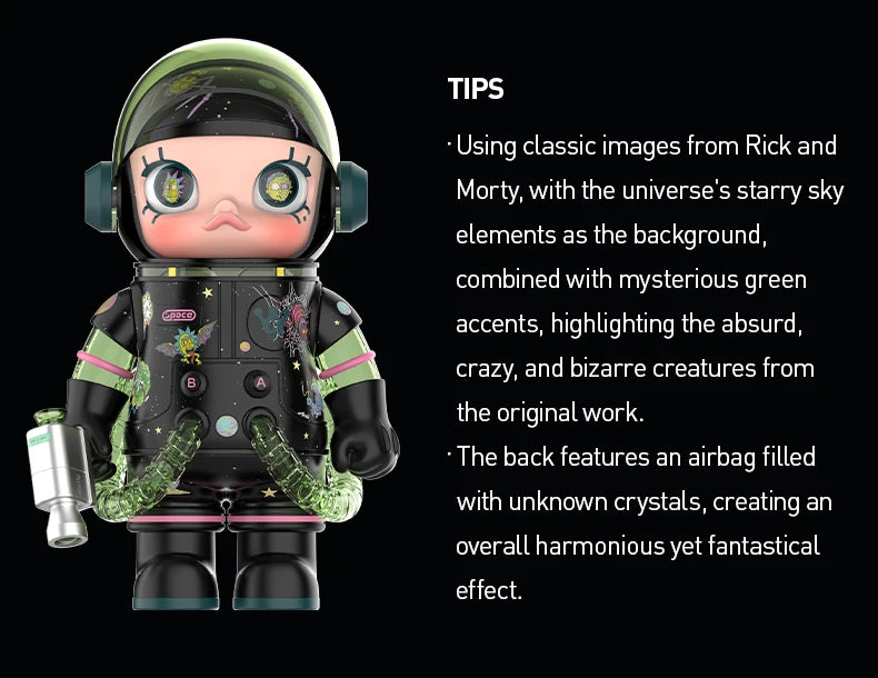 Genuine Pop Mart Mega Space Molly 400% Rick and Morty Limited