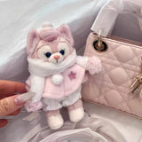 Disney Pink Winter Linabell Plush Keychain