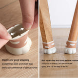 Chair Leg Caps Silicone Furniture Table Feet Covers Socks Floor Protector Non-slip Cat Claw Foot End Pads Home Decor