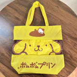 Sanrio PomPomPurin Yellow Canvas Tote Bag (Expandable)